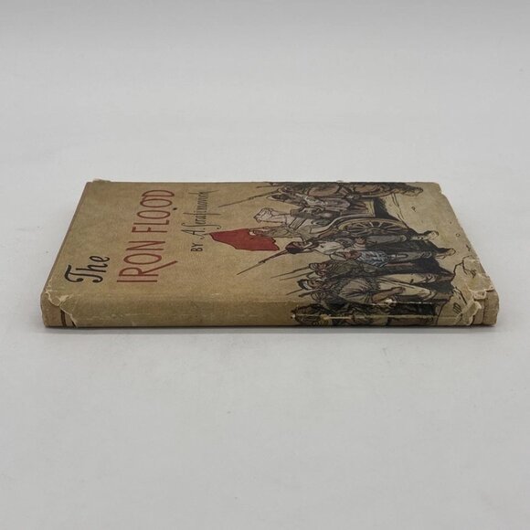 The Iron Flood by A. Serafimovich HC DJ (English) 3rd edition Illus. Kokorin - Picture 3 of 4